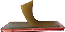 95 X 45 mm rode rechthoek plak reflector e20 keurmerk - aanhangerreflector zelfklevend wital -&nbsp; recflector rood achterka