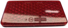 95 X 45 mm rode rechthoek plak reflector e20 keurmerk - aanhangerreflector zelfklevend wital -&nbsp; recflector rood achterka