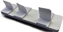 68X19 mm rode rechthoek reflector - plakreflector rood - zelfklevende reflector voor achterkant voertuig