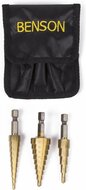 stappenboor 3 tot 12mm - 4 tot 12 mm - 4 tot 20 mm - kegelboor 3 delig - stappenboren - trapboor - ruimers - benson