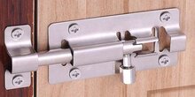 deurschuif rvs&nbsp;- schuif grendel 4'' - treksluiting - schuifslot voor poort of loopdeur - slot&nbsp;benso