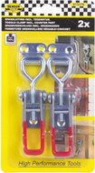 2 x spansluiting met tegenstuk 67&nbsp;mm x 22&nbsp;mm - treksluiting - kistsluiting - klepsluiting - aanhangersluiting