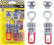 2 x spansluiting met tegenstuk 67&nbsp;mm x 22&nbsp;mm - treksluiting - kistsluiting - klepsluiting - aanhangersluiting