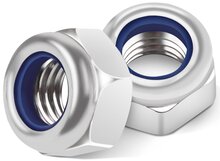 146 delige nylon moeren set - zelfborgmoeren&nbsp;- borgmoeren met nylond ring - borg moeren set m4 tot m12