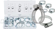 26 delige slangklemmen set 16 tot 40 mm - slang klemmen - klemband - buisklem - slangbinder - slangklem - asta
