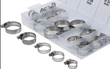 26 delige slangklemmen set 16 tot 40 mm - slang klemmen - klemband - buisklem - slangbinder - slangklem - asta