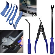 20 delige bekleding - panelen - dashboard&nbsp;demontageset&nbsp;-&nbsp;sierlijst en radio demontage set - kunststof koev