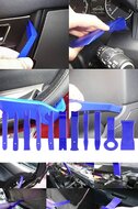 20 delige bekleding - panelen - dashboard&nbsp;demontageset&nbsp;-&nbsp;sierlijst en radio demontage set - kunststof koev