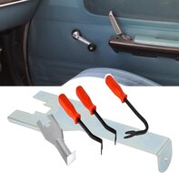 raamslinger demontage - clip verwijderaar set - deurbekleding demontageset - koevoet wipper