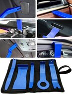 5 delige set kunstof bekleding en autointerieur lepelset&nbsp;- dashboard nylon trimclip en deurpaneel verwijderset -&nbsp;