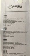 24 x 0.8 cm reinigingsborstel - cleaningbrush - nylonborstel - lange dunne borstel - schoonmaakborstel 7 cm benson