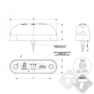 contourverlichting, breedte lamp, positie verlichting