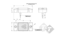 zijmarkeringlamp, zijmarkering lamp, countourlamp, contour licht, markeringslamp, led markering