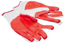 Werkhandschoenen oranje - 1 paar - L - Werk handschoen - Benson