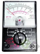 spanningzoeker, stroommeter, electrameter, tester, multimeter analoog, analoge multimeter, multimeter, multi meter