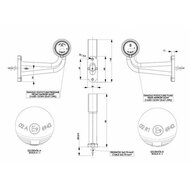 Breedtelamp, Breedte lamp, Zijlamp, Zij lamp, Contourverlichting, Contour verlichting, Zijmarkering, Zij markering, Markeringsl