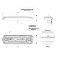 Breedtelamp, Breedte lamp, Zijlamp, Zij lamp, Contourlamp, Contour lamp, Lampen, Ledlamp, Led lamp, Contourverlichting, Contour