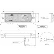 Breedtelamp, Breedte lamp, Zijlamp, Zij lamp, Contourlamp, Contour lamp, Lampen, Ledlamp, Led lamp, Contourverlichting, Contour