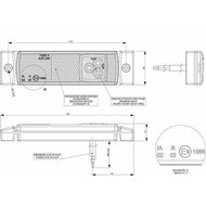 Breedtelamp, Breedte lamp, Zijlamp, Zij lamp, Contourlamp, Contour lamp, Lampen, Ledlamp, Led lamp, Contourverlichting, Contour