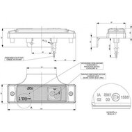 Breedtelamp, Breedte lamp, Zijlamp, Zij lamp, Contourlamp, Contour lamp, Lampen, Ledlamp, Led lamp, Contourverlichting, Contour