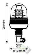 Zwaailamp, Zwaai lamp, Led lamp, Ledlamp, Waarschuwingslamp, Waarschuwing lamp