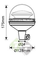 Zwaailamp, Zwaai lamp, Led lamp, Ledlamp, Waarschuwingslamp, Waarschuwing lamp