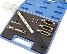 Klepveer spanner set. Trailer and Tools heeft een ruim assortiment automotive gereedschap en handgereedschap. Uit voorraad gele