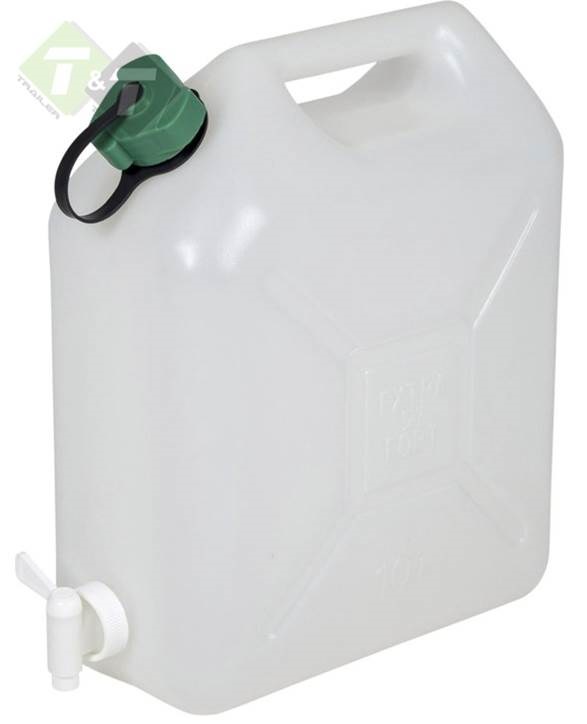 Moeras hoe vaak is meer dan Zoekt u een water jerrycan? Wit kunststof, 10 liter inhoud.