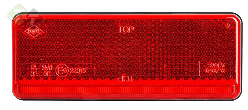 Zijmarkeringslamp - Contourlamp Rood - 12/24 Volt - Horpol