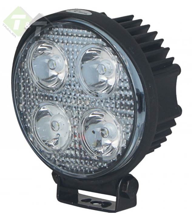 LED Werklamp - 4 LEDS - Rond - 16 Watt - Ledlamp - Bouwlamp