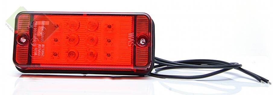 Remlicht - Stoplicht - 12/24V - Stop ledlamp - Rood - WAS