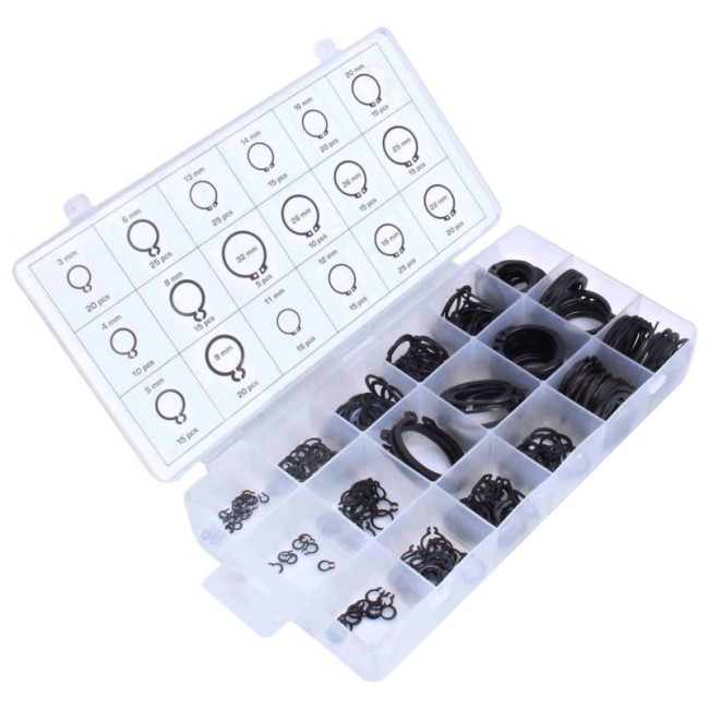 Borgring set - 300 dlg - Buitenwerks assortiment - Seegerring clips - ASTA