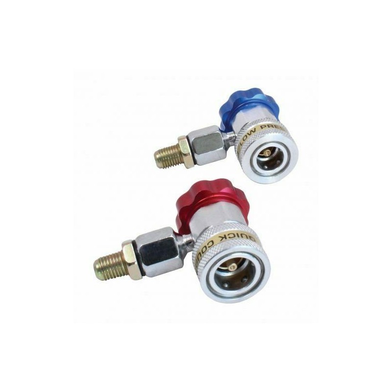 Airco snelkoppeling - Airco Vul Connectors - Rood en Blauw - SATRA