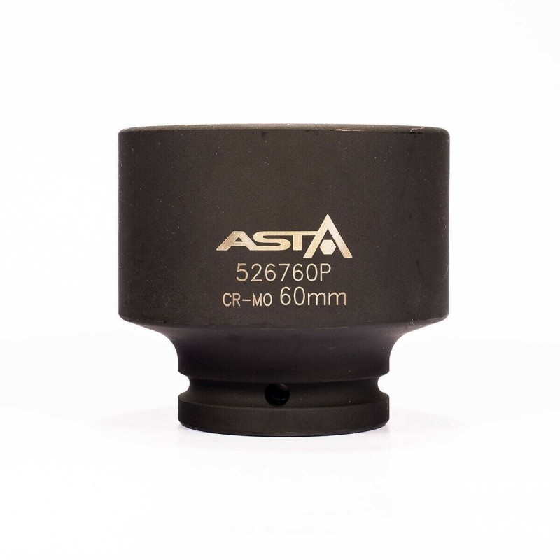 twaalfkant krachtdop - 60 mm - 3/4 duims aansluiting - slagdop - impact dop - rateldop - asta