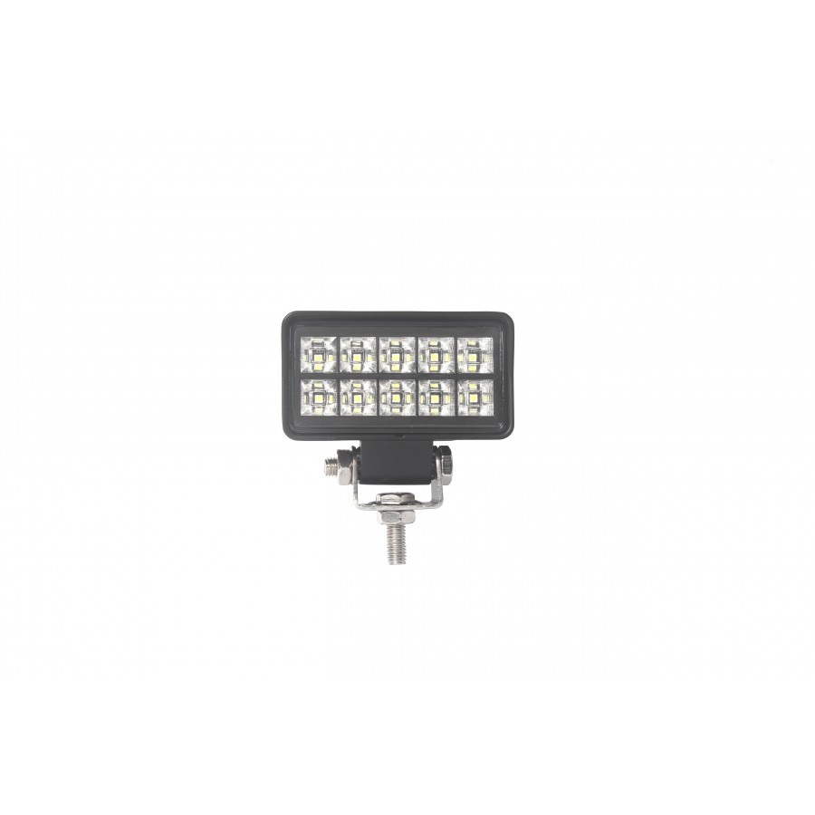Werklamp vierkant LED - 15 Watt - Ledlamp - 10 LEDS - Verstraler - 12/24 Volt