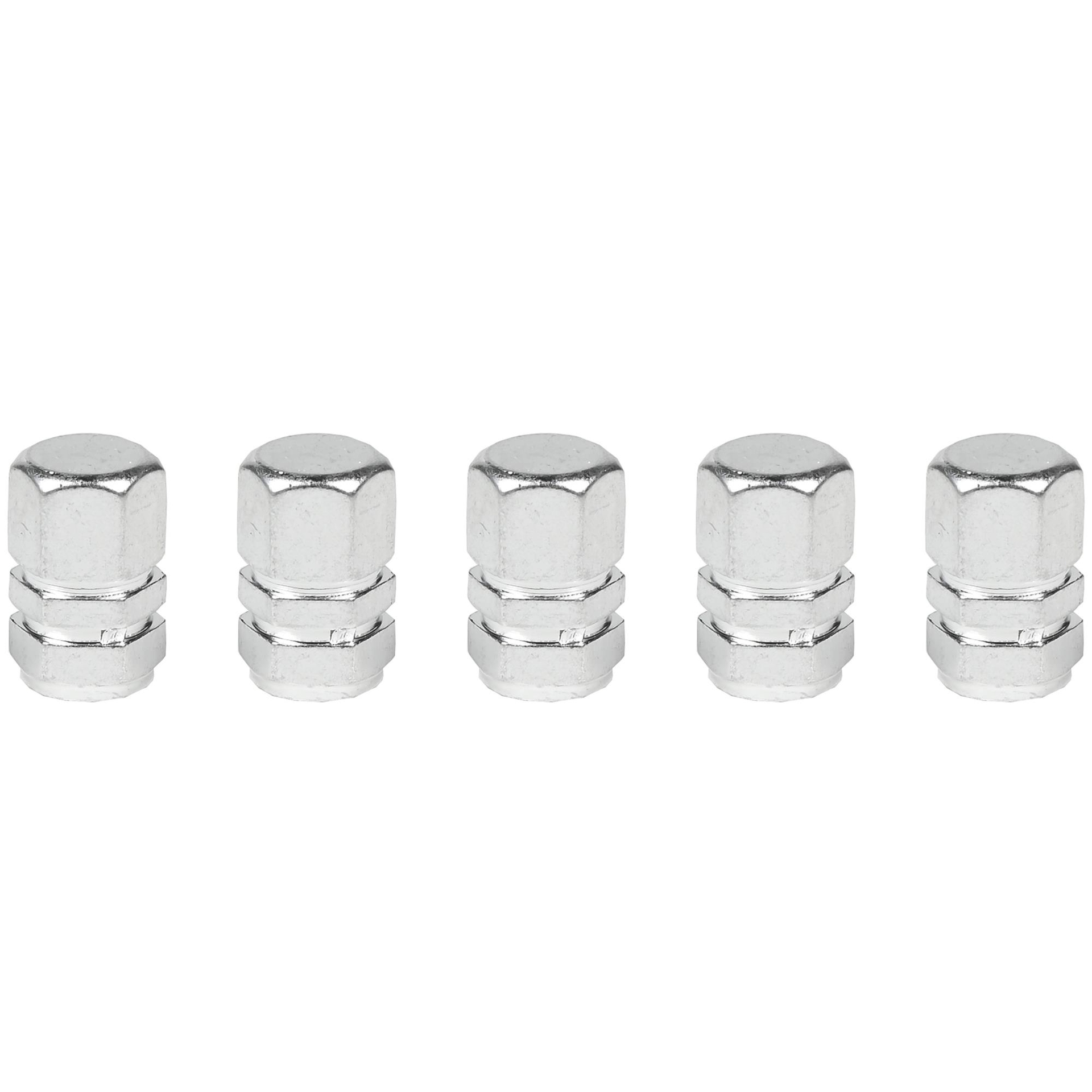 Aluminium ventieldop  set - 5 stuks - Ventieldoppen - Ventiel dop - Benson