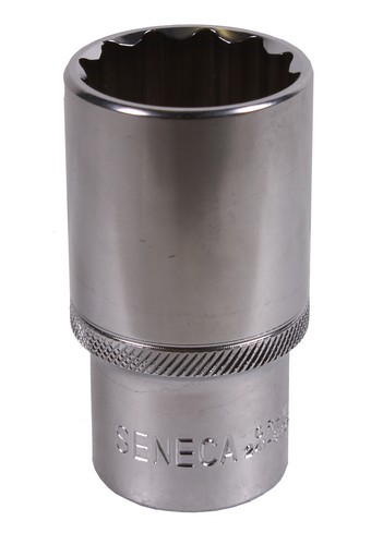 29 mm Verlengdop, 12 kant, 29mm, Lange dop, 1/2 duims aansluiting, Seneca