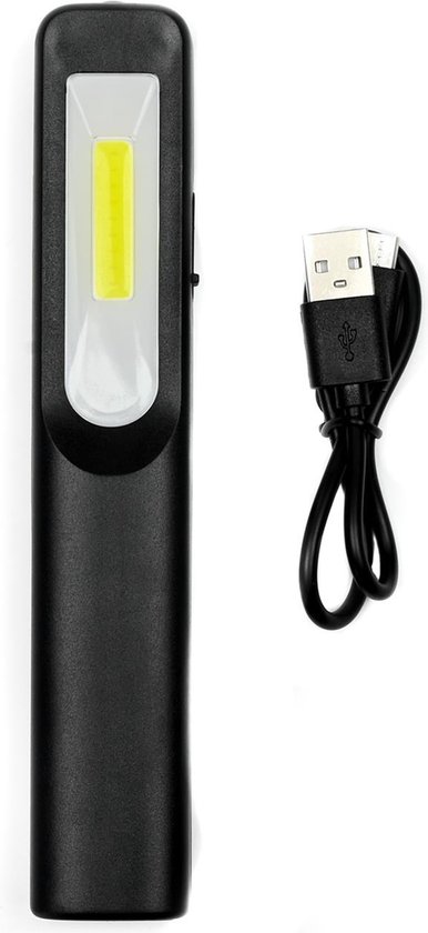 Looplamp 3 watt COB - Oplaadbaar - Zaklamp - LED lamp - Hofftech