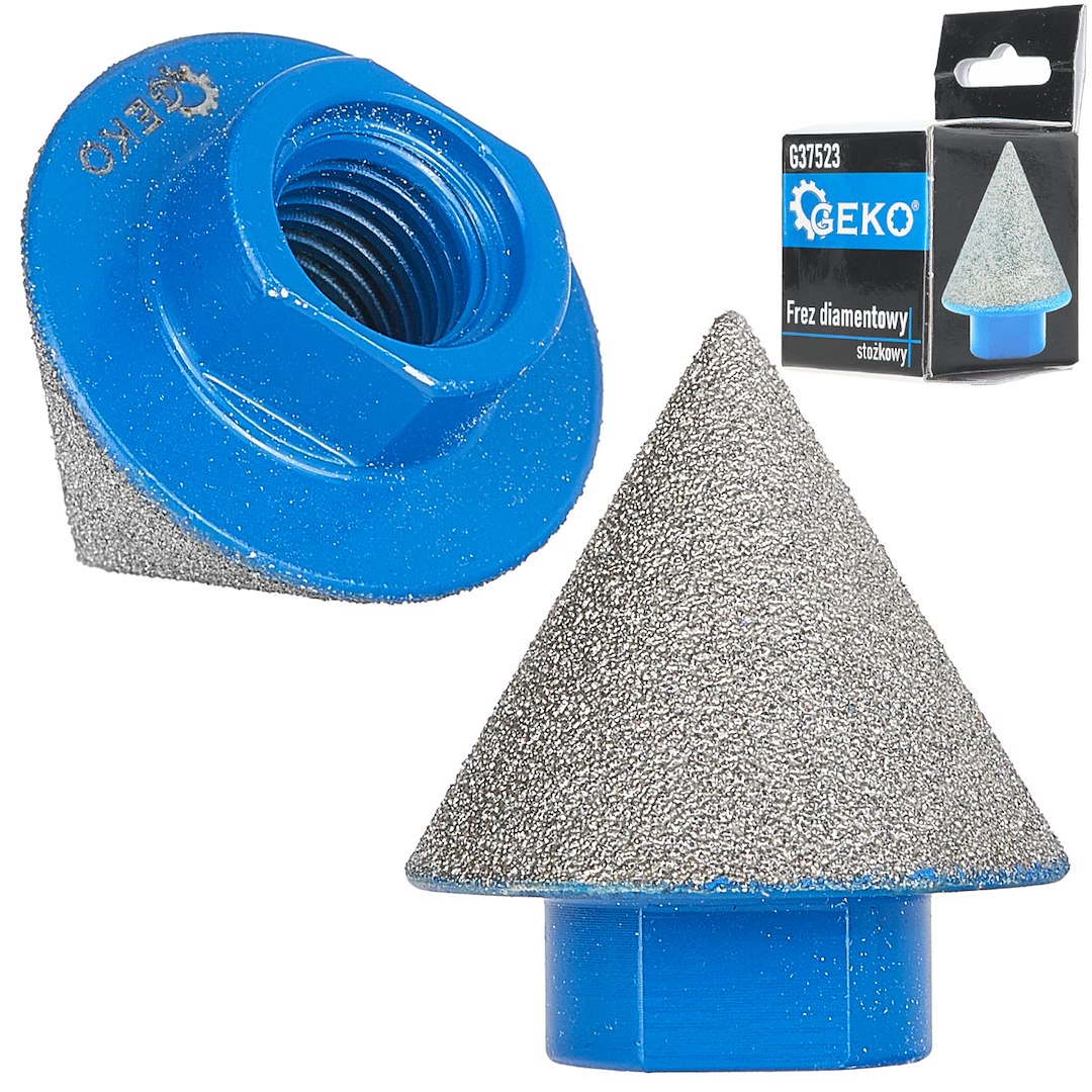 diamant conische freesboor 2-38 mm - m14 draad - veelzijdig - geko