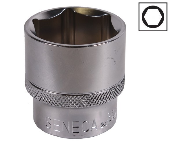 Dop 24mm 3/8" aansluiting - zeskantdop - 6 kant dop - 6 point socket - 3/8"socket 24 mm