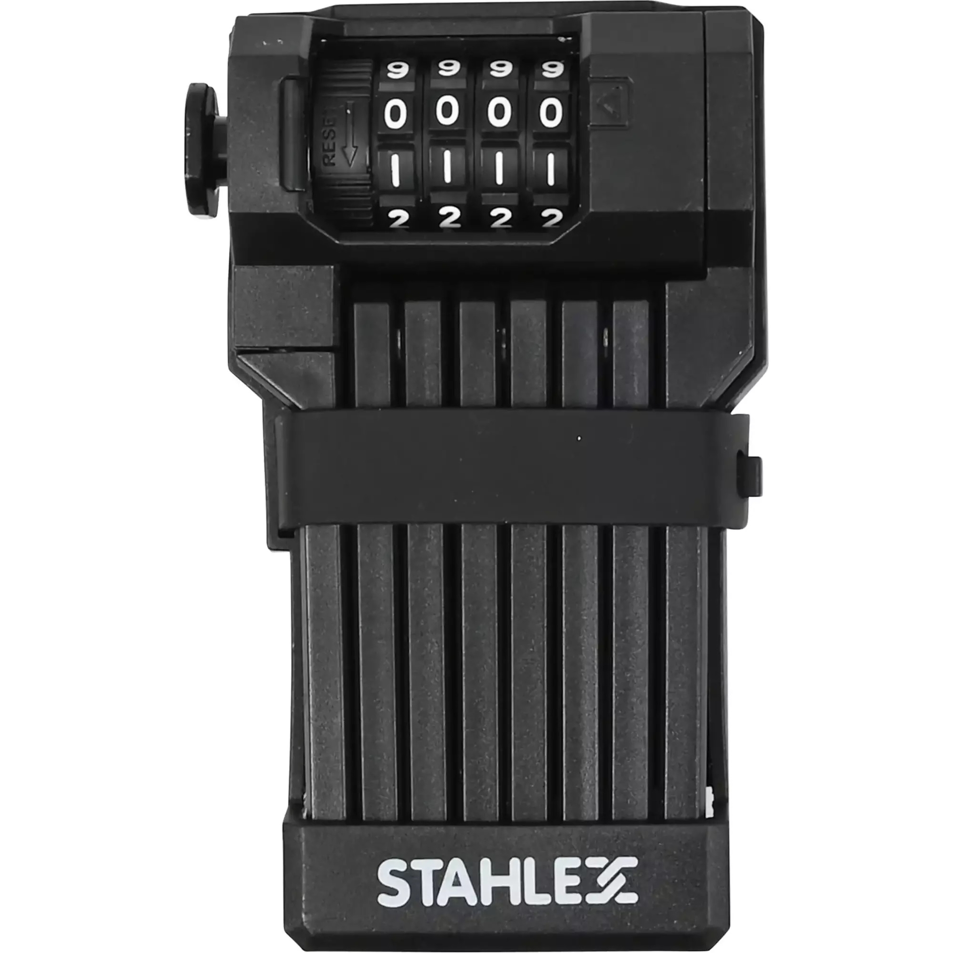 vouwslot 65cm - cijferslot - slot met houder - vouwbare slot - stahlex