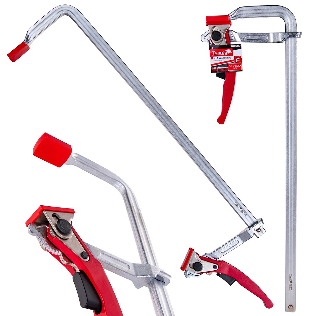 ratelsysteem houtklem 500 kg - f klem - gesmeed staal - tvardy