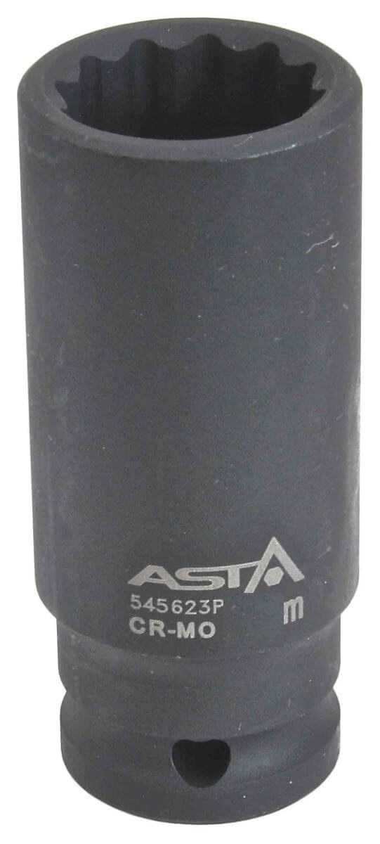 12 kant krachtdop 24mm - 1/2'' - verlengde dop - kracht dop - hoge dop - lange dop