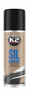 k2 100% professionele siliconenspray - voor rubberen en kunststof auto-onderdelen - smeert - verzorgt - rubber b