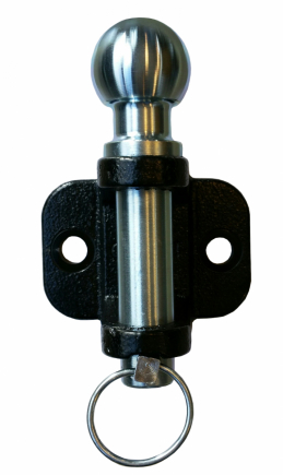 kogelbout recht 3T - koppelkogel met flens 50 mm - trekhaak kogel - trekkogel