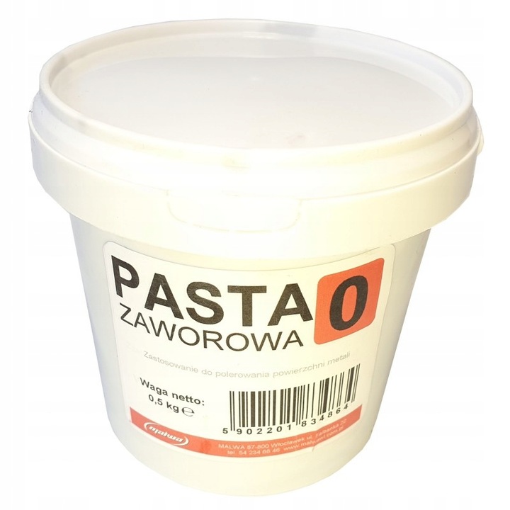 klepslijppasta 0 fijn - 0,5kg - olieoplosbaar - lapping compound