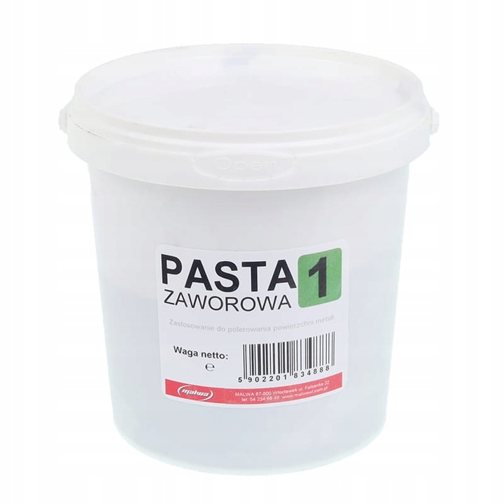 klepslijppasta type 1 fijn - 0,5kg - olieoplosbaar - lapping compound