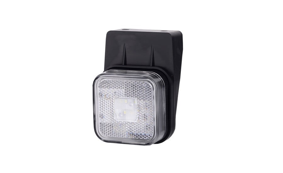 zijmarkeringslamp met houder - markeringslamp wit - contourlamp 12 en 24 volt - horpol