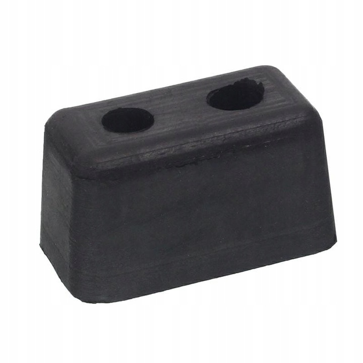 stootkussen 50x25x30x15mm 2 gaten - stootrubber - stootkussen