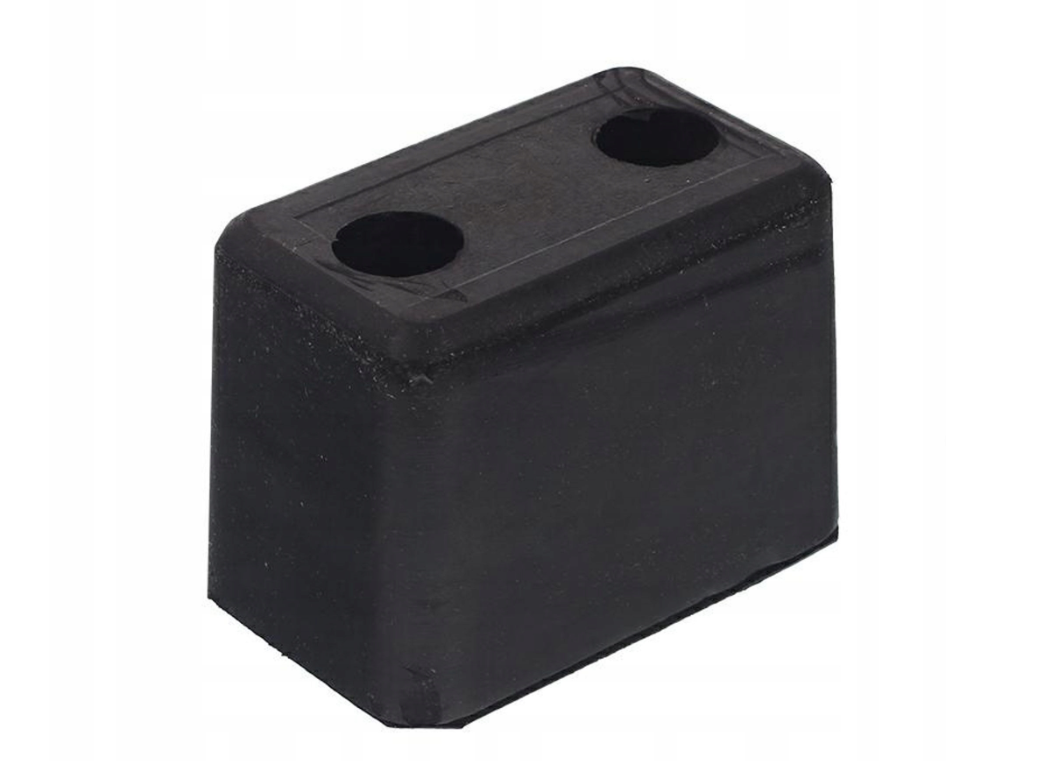 stootkussen 115x75x80x65mm 2 gaten - stootrubber - stootkussen